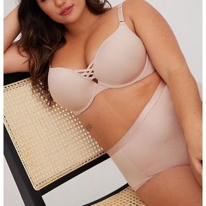 Torrid Microfiber back smoothing push up bra